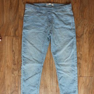 LEVI'S WOMENS PULL-ON LEGGING SIZE 14R BLUE PULL-ON JEGGING